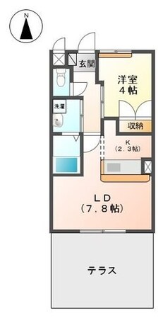 英賀保駅 徒歩35分 1階の物件間取画像